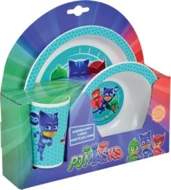 PJ Masks - Ontbijtsetje 3 Delig - Multi