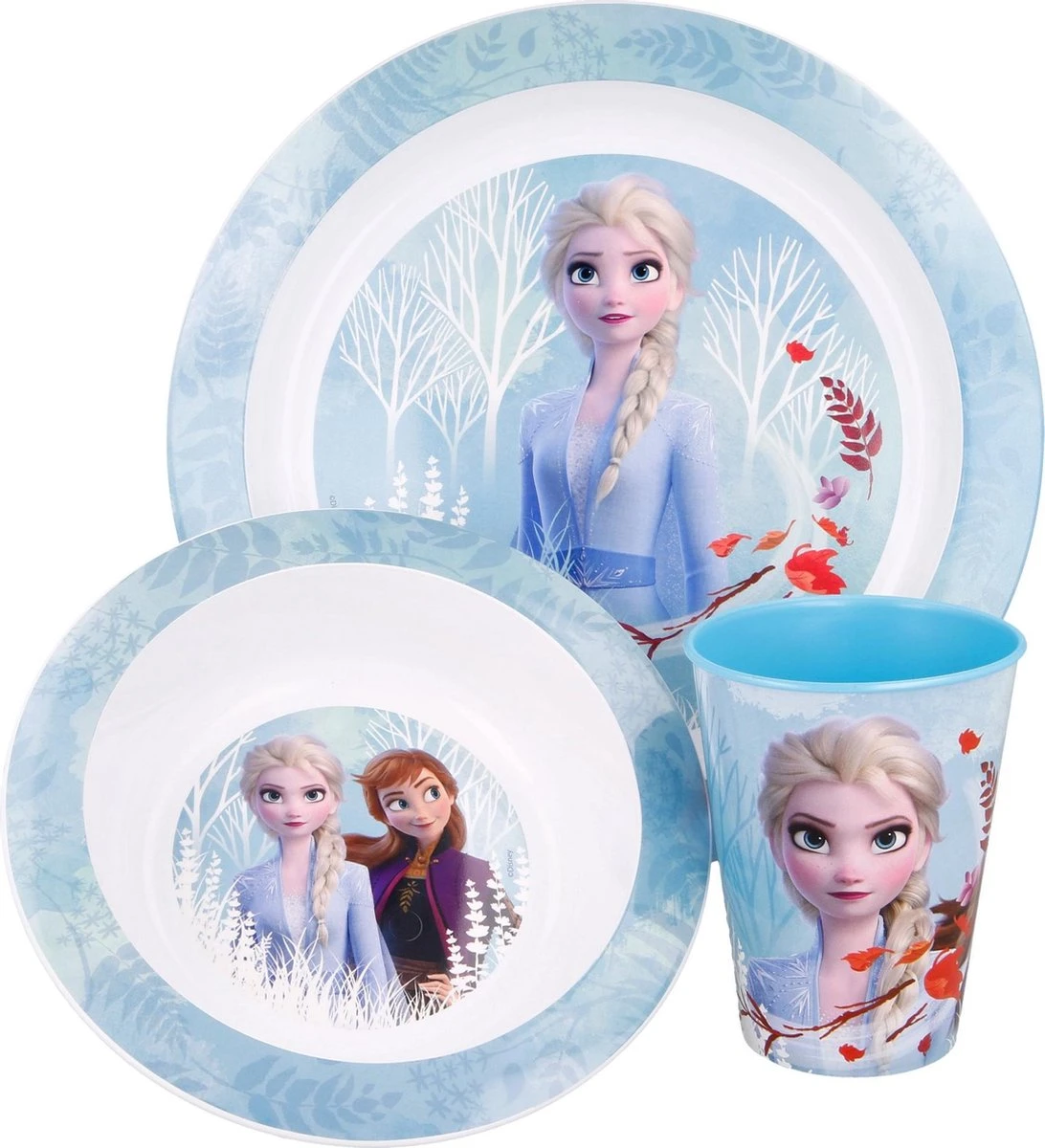 Disney Ontbijtset Frozen Ii Junior Ijsblauw 3-delig 1 Disney Ontbijtset Frozen Ii Junior Ijsblauw 3-delig
