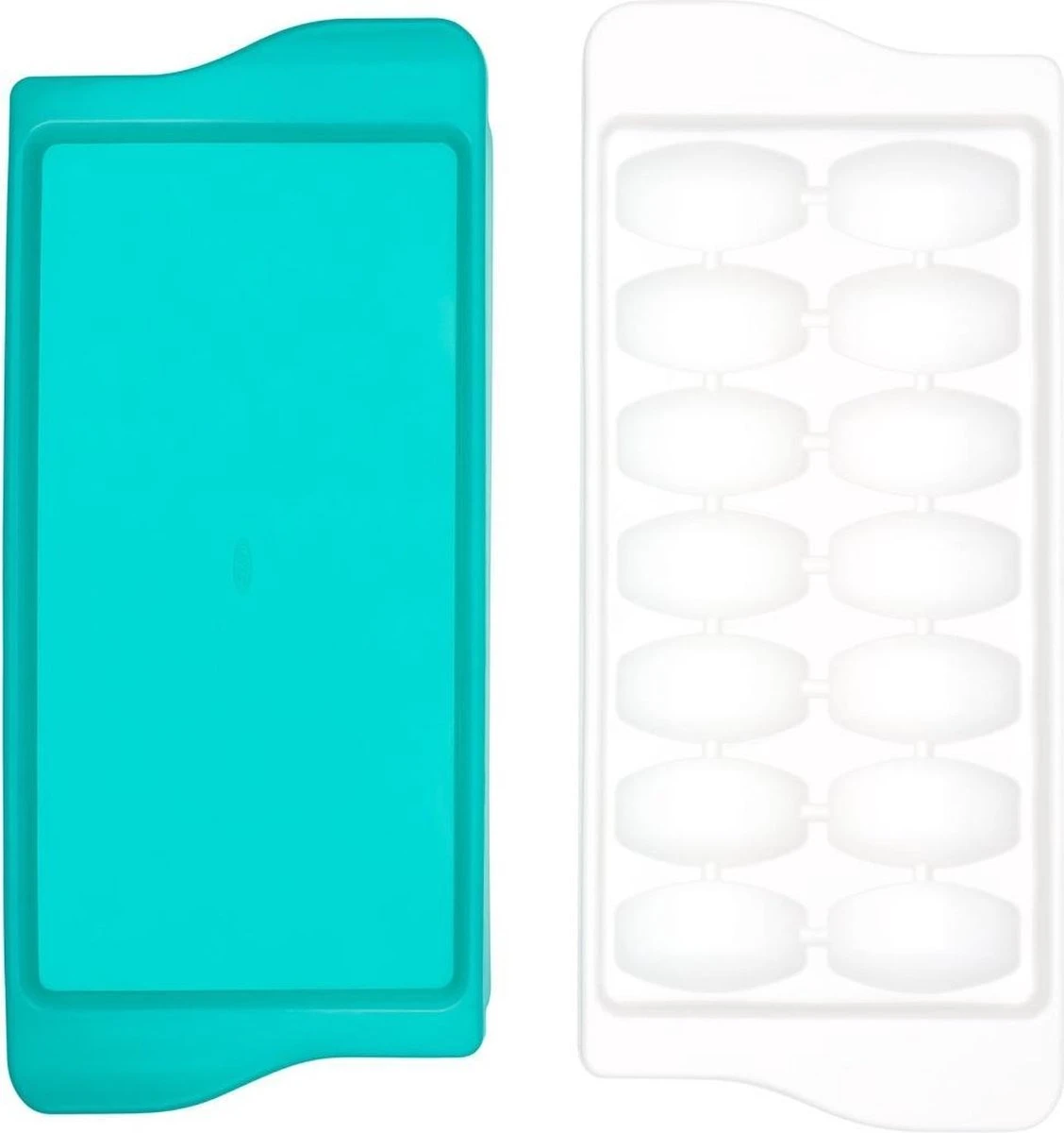 OXO Tot Babyvoeding Diepvriesbakjes - Babyvoeding Bewaarbakjes - Diepvriesbakjes Met Deksel- 14x22 Ml - Teal 2 OXO Tot Babyvoeding Diepvriesbakjes - Babyvoeding Bewaarbakjes - Diepvriesbakjes Met Deksel- 14x22 Ml - Teal - Afbeelding 2
