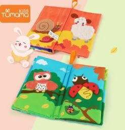 Tumama® Knisperboekje Baby Eerste Jaar “Dieren Vleugels“ Voelboekje - Sinterklaas Kerst Cadeau - Educatief Voel Knisper Boek Speelgoed -Babyproductenseries Winkel 1155x1200