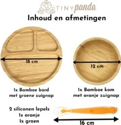 Tiny Panda - Kinderservies Bamboe - Kinder Eetset - Baby Kom - Baby Bordje - Baby Lepeltjes - Kinderbord - Baby Servies 13 Tiny Panda - Kinderservies Bamboe - Kinder Eetset - Baby Kom - Baby Bordje - Baby Lepeltjes - Kinderbord - Baby Servies -Babyproductenseries Winkel 1161x1200