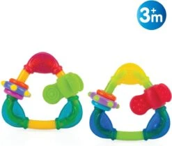 Nuby - Bijtspeelgoed - Bijtdriehoek - 3m+ -Babyproductenseries Winkel 1200x1013