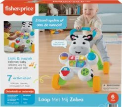 Fisher Price Fisher-Price Loop Met Mij Zebra - Looptrainer 26 Fisher Price Fisher-Price Loop Met Mij Zebra - Looptrainer -Babyproductenseries Winkel 1200x1048