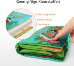 Tumama® Knisperboekje Baby Eerste Jaar “Dieren Vleugels“ Voelboekje - Sinterklaas Kerst Cadeau - Educatief Voel Knisper Boek Speelgoed -Babyproductenseries Winkel 1200x1068