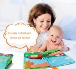 Tumama® Knisperboekje Baby Eerste Jaar “Dieren Vleugels“ Voelboekje - Sinterklaas Kerst Cadeau - Educatief Voel Knisper Boek Speelgoed -Babyproductenseries Winkel 1200x1096
