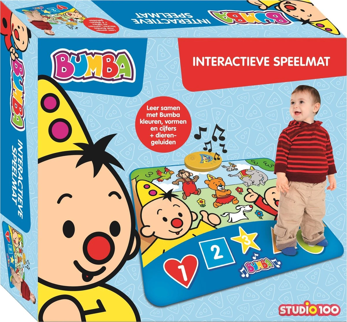 Bumba Speelkleed - Interactieve Speelmat 90 X 70 Cm - 6 Dierengeluiden 5 Bumba Speelkleed - Interactieve Speelmat 90 X 70 Cm - 6 Dierengeluiden - Afbeelding 5