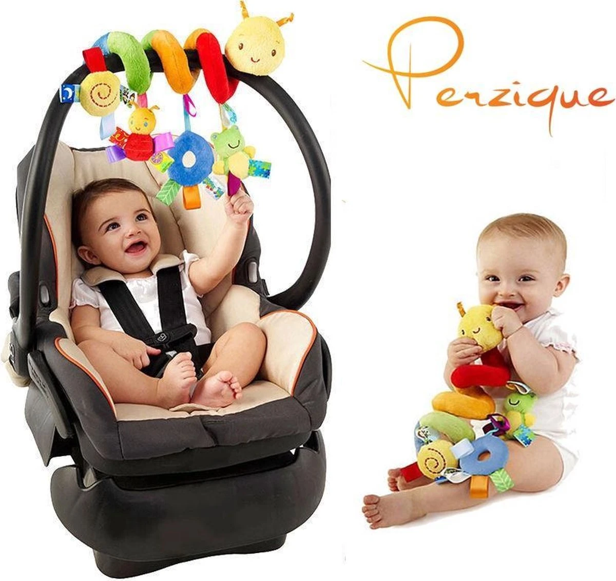 Merkloos Baby Spiraal Rups– Baby Knuffels - Baby Speelgoed - Baby Rammelaar - Boxspiraal - Maxi Cosi Spiraal - Kinderwagen Speelgoed Spiraal - Buggy Speelgoed - Auto Knuffel - Baby Spiraal Speeltje – Autostoel Ketting - Kinder Wagen Knuffels 1 Merkloos Baby Spiraal Rups– Baby Knuffels - Baby Speelgoed - Baby Rammelaar - Boxspiraal - Maxi Cosi Spiraal - Kinderwagen Speelgoed Spiraal - Buggy Speelgoed - Auto Knuffel - Baby Spiraal Speeltje – Autostoel Ketting - Kinder Wagen Knuffels