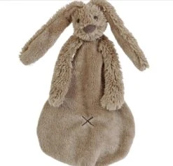 Happy Horse Konijn Richie Knuffeldoekje - Bruin - Baby Cadeau