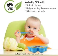 Southland Babyvoeding Bewaarbakjes - Babyvoedingsaccessoires - Siliconen Lepeltjes - BPA-vrij - Babyvoeding Diepvriesbakje -Babyproductenseries Winkel 1200x1161 1