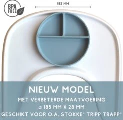 Kids Cultures | Baby Servies | Kinderbord En Kinderkom Met Zuignap Inclusief Lepels | Baby Bord | Blauw -Babyproductenseries Winkel 1200x1169 6