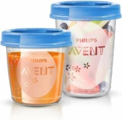 Philips Avent SCF721/20 Bewaarbekers Voor Voeding - 180 Ml En 240 Ml - 20 Stuks -Babyproductenseries Winkel 1200x1182