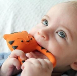 Lanco Rubberen Bijtring - Nalu De Tijger - Oranje -Babyproductenseries Winkel 1200x1191