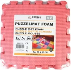Benson 9 Stuks Zwarte Puzzel Vloertegels Foam 30 X 30 Cm - Puzzel Speelmat - Baby/peuter Speelgoed Matten -Babyproductenseries Winkel 1200x1192 1