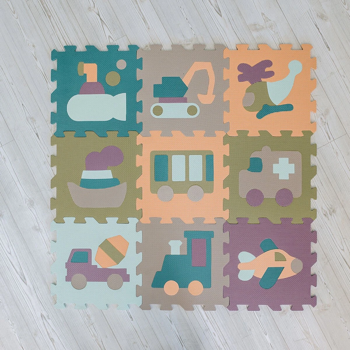Free2Play By FreeON Speelkleed - Speelmat - Foam Puzzelmat - Voertuigen 10 Free2Play By FreeON Speelkleed - Speelmat - Foam Puzzelmat - Voertuigen - Afbeelding 10