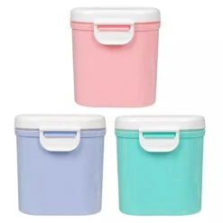 Merkloos Baby Voeding Bewaarbox - Bewaarbus - Bewaardoos - Bewaarbakjes - Reisbox - Melkpoederbox - Melkpoeder - Bewaren - Multifunctioneel - Family Favorites - BLAUW