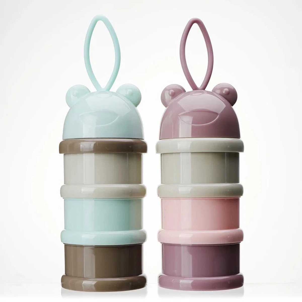 Jinius ® - Melkpoeder Doseerdoosjes - GROEN - Melkpoeder Bewaarbakjes - Melkpoeder Toren - Melkpoederdoos - Dispenser - 3 Lagen - BPA FREE 2 Jinius ® - Melkpoeder Doseerdoosjes - GROEN - Melkpoeder Bewaarbakjes - Melkpoeder Toren - Melkpoederdoos - Dispenser - 3 Lagen - BPA FREE - Afbeelding 2