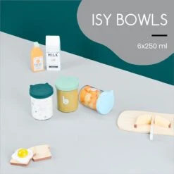 Babymoov ISY Bowls - 6 Glazen Bewaarpotjes - 250 Ml -Babyproductenseries Winkel 1200x1200 333