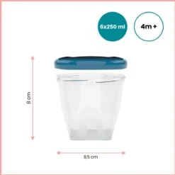 BabyMoov Babybowls 8.45oz Kom 0,25 L Multi Kleuren, Transparant -Babyproductenseries Winkel 1200x1200 339