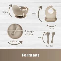 Ik Ben Zo Mooi 7-delige Siliconen Kinderservies Set Met Bord En Kom Met Zuignap - Doeskin Zand 17 Ik Ben Zo Mooi 7-delige Siliconen Kinderservies Set Met Bord En Kom Met Zuignap - Doeskin Zand -Babyproductenseries Winkel 1200x1200 500