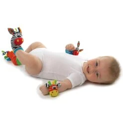 Playgro Pols- En Voetrammelaarset Zebra & Giraf - Set Van 4 Stuks, 2 Polsbandjes En 2 Rammelsokjes -Babyproductenseries Winkel 1200x1200 66
