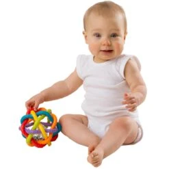 Playgro Buigbare Bendy Ball - Grijp- En Bijtspeelgoed - Incl Rammelaar - Activiteitenbal -Babyproductenseries Winkel 1200x1200 87
