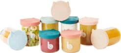 Babymoov ISY Bowls - 6 Glazen Bewaarpotjes - 250 Ml -Babyproductenseries Winkel 1200x531 2