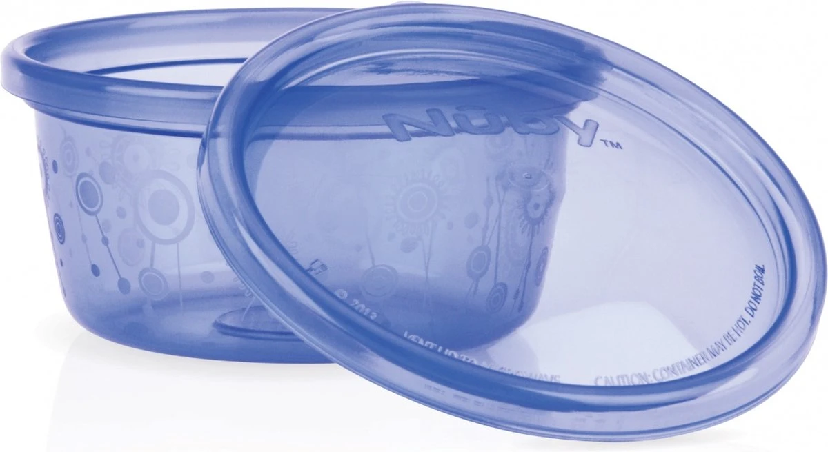 Nuby Voeding Bewaarbakjes 6 Stuks 300 Ml 8 Nuby Voeding Bewaarbakjes 6 Stuks 300 Ml - Afbeelding 8