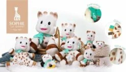 Sophie De Giraf - Rammelaar - Pluche Knijprammelaar -Babyproductenseries Winkel 1200x686