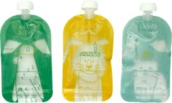 Badabulle 15 Stuks Herbruikbare Knijpzakjes B004500