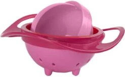 BabyJem Kinderbord - Eetbakje 360 Graden - Baby Kommetje - Baby Kom - Anti Knoei Bakje - Roze -Babyproductenseries Winkel 1200x745