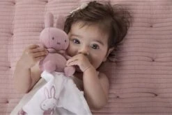 Tiamo Collection Knuffeldoekje Nijntje - Pink Baby Rib -Babyproductenseries Winkel 1200x808