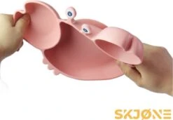 SKJØNE - Babyservies - Kinderservies - Krab - Roze - Siliconen Met Zuignap - BPA Free - Babybord - Kinderbord - Babybestek - Kinderbestek 14 SKJØNE - Babyservies - Kinderservies - Krab - Roze - Siliconen Met Zuignap - BPA Free - Babybord - Kinderbord - Babybestek - Kinderbestek -Babyproductenseries Winkel 1200x830 3