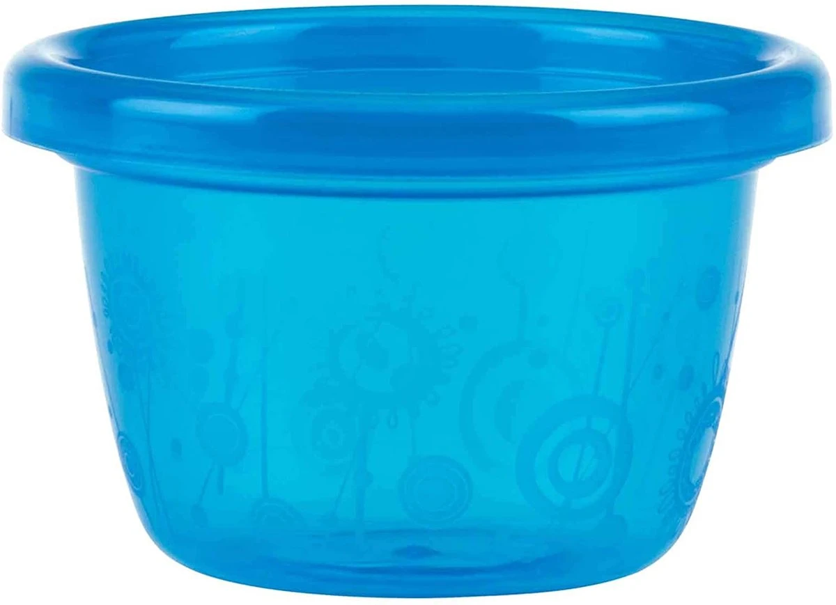 Nûby - Snackkommetjes - 6 Stuks - 120 Ml - 3m+ 2 Nûby - Snackkommetjes - 6 Stuks - 120 Ml - 3m+ - Afbeelding 2