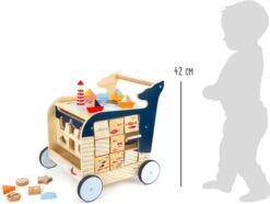 Baby Walvis Loopwagen - Houten Speelgoed Vanaf 1 Jaar -Babyproductenseries Winkel 1200x903