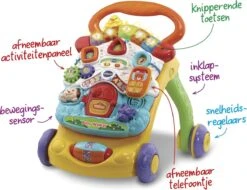 VTech 2 In 1 Baby Walker - Educatief Babyspeelgoed - Loopwagen Met Licht -Babyproductenseries Winkel 1200x922