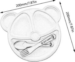 Babyloe - Baby - Beervorm - Roze - BPA Vrij - Bord 3-delig - Baby Servies 10 Babyloe - Baby - Beervorm - Roze - BPA Vrij - Bord 3-delig - Baby Servies -Babyproductenseries Winkel 1200x988 2