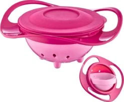 BabyJem Kinderbord - Eetbakje 360 Graden - Baby Kommetje - Baby Kom - Anti Knoei Bakje - Roze -Babyproductenseries Winkel 1200x993 2