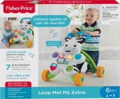 Fisher Price Fisher-Price Loop Met Mij Zebra - Looptrainer 36 Fisher Price Fisher-Price Loop Met Mij Zebra - Looptrainer -Babyproductenseries Winkel 1200x997 2