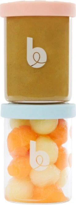 Babymoov ISY Bowls - 6 Glazen Bewaarpotjes - 250 Ml -Babyproductenseries Winkel 448x1200