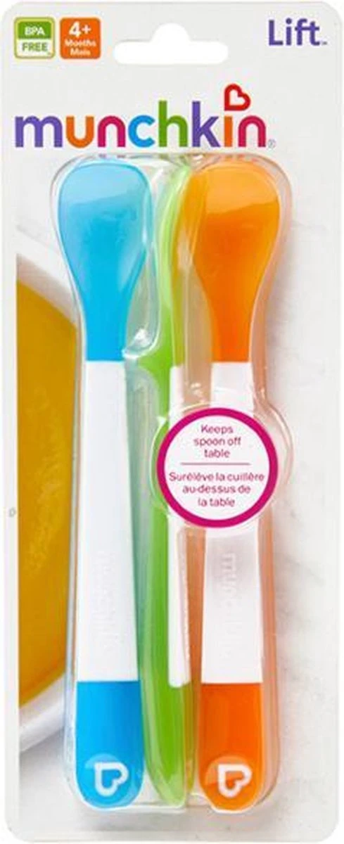 Munchkin Zachte Lepels Met Soft Tip - 3 Stuks- Kinderbestek 3 Munchkin Zachte Lepels Met Soft Tip - 3 Stuks- Kinderbestek - Afbeelding 3
