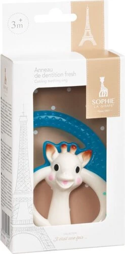 Sophie De Giraf - Koelbijtring - In Wit Geschenkdoosje -Babyproductenseries Winkel 591x1200
