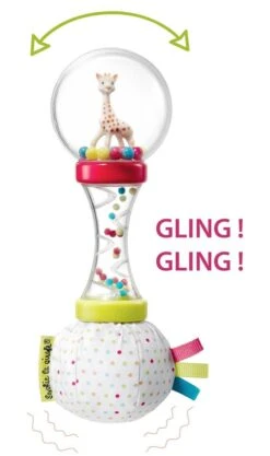 Sophie De Giraf - Rammelaar - Zachte Maracas - In Wit-rood Geschenkdoosje -Babyproductenseries Winkel 710x1200 2