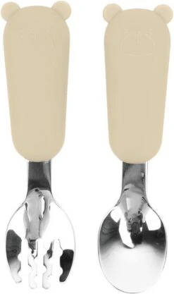 Beervorm Kinderbord Beige Met Bestek - Baby Bord Met Zuignap - Kinderservies -Babyproductenseries Winkel 710x1200 3