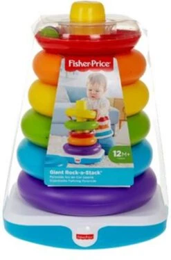 Fisher Price Fisher-Price Stapelringen - Grote Kleurenringpiramide -Babyproductenseries Winkel 793x1200