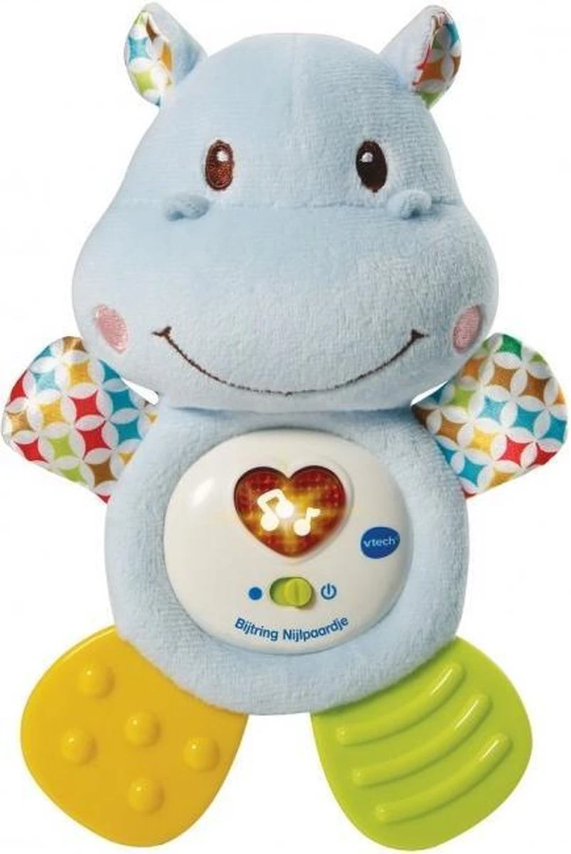 VTech Baby Bijtring Nijlpaardje - Educatief Babyspeelgoed - 0 Tot 24 Maanden 1 VTech Baby Bijtring Nijlpaardje - Educatief Babyspeelgoed - 0 Tot 24 Maanden