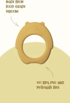 J.Børn Silicone Bijtring Beer - Sage - Bijtspeelgoed - Baby -Babyproductenseries Winkel 821x1200 1