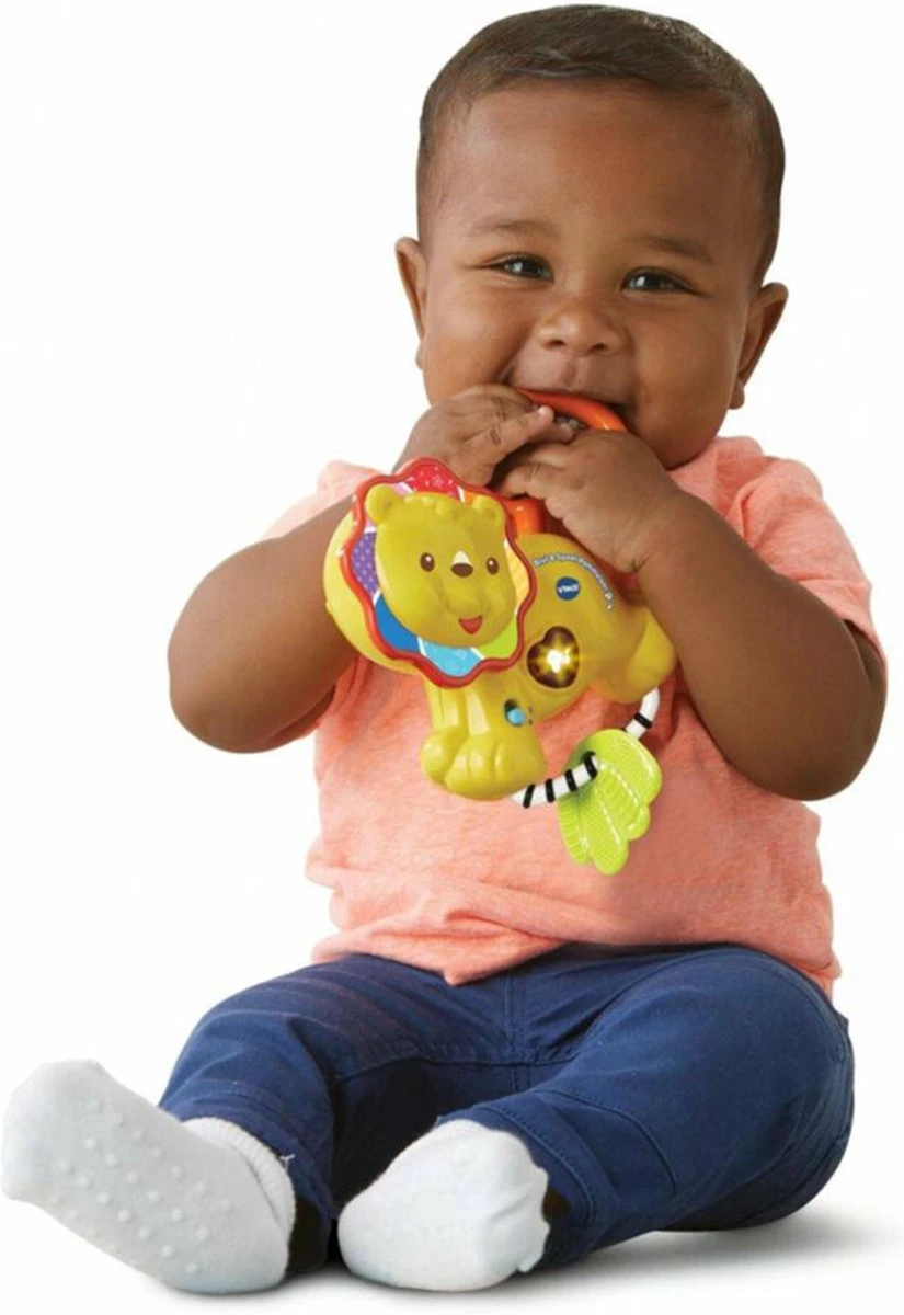 VTech Baby Brul & Speel Rammelaar - Educatief Babyspeelgoed - Bijtring - 3 Tot 24 Maanden 2 VTech Baby Brul & Speel Rammelaar - Educatief Babyspeelgoed - Bijtring - 3 Tot 24 Maanden - Afbeelding 2