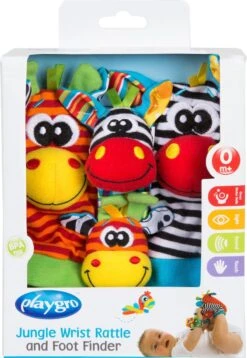 Playgro Pols- En Voetrammelaarset Zebra & Giraf - Set Van 4 Stuks, 2 Polsbandjes En 2 Rammelsokjes -Babyproductenseries Winkel 828x1200 1