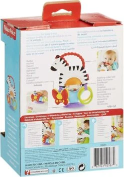Fisher Price - Activity Zebra - Rammelaar - Speeltje En Bijtring - Grijpspeelgoed -Babyproductenseries Winkel 841x1200