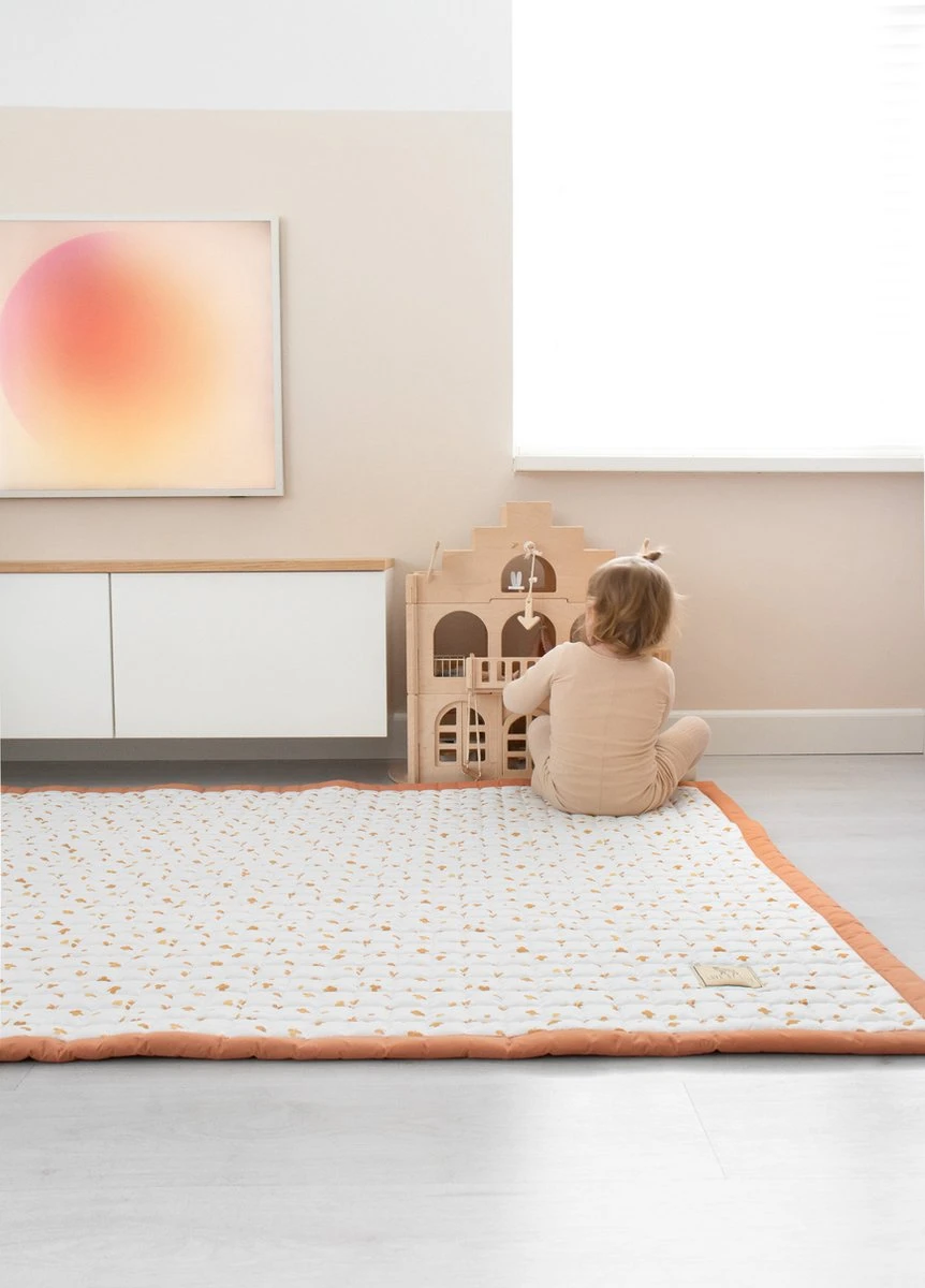 Love By Lily - Groot Speelkleed - Sunny Clovers - City Size - 150x120cm 5 Love By Lily - Groot Speelkleed - Sunny Clovers - City Size - 150x120cm - Afbeelding 5